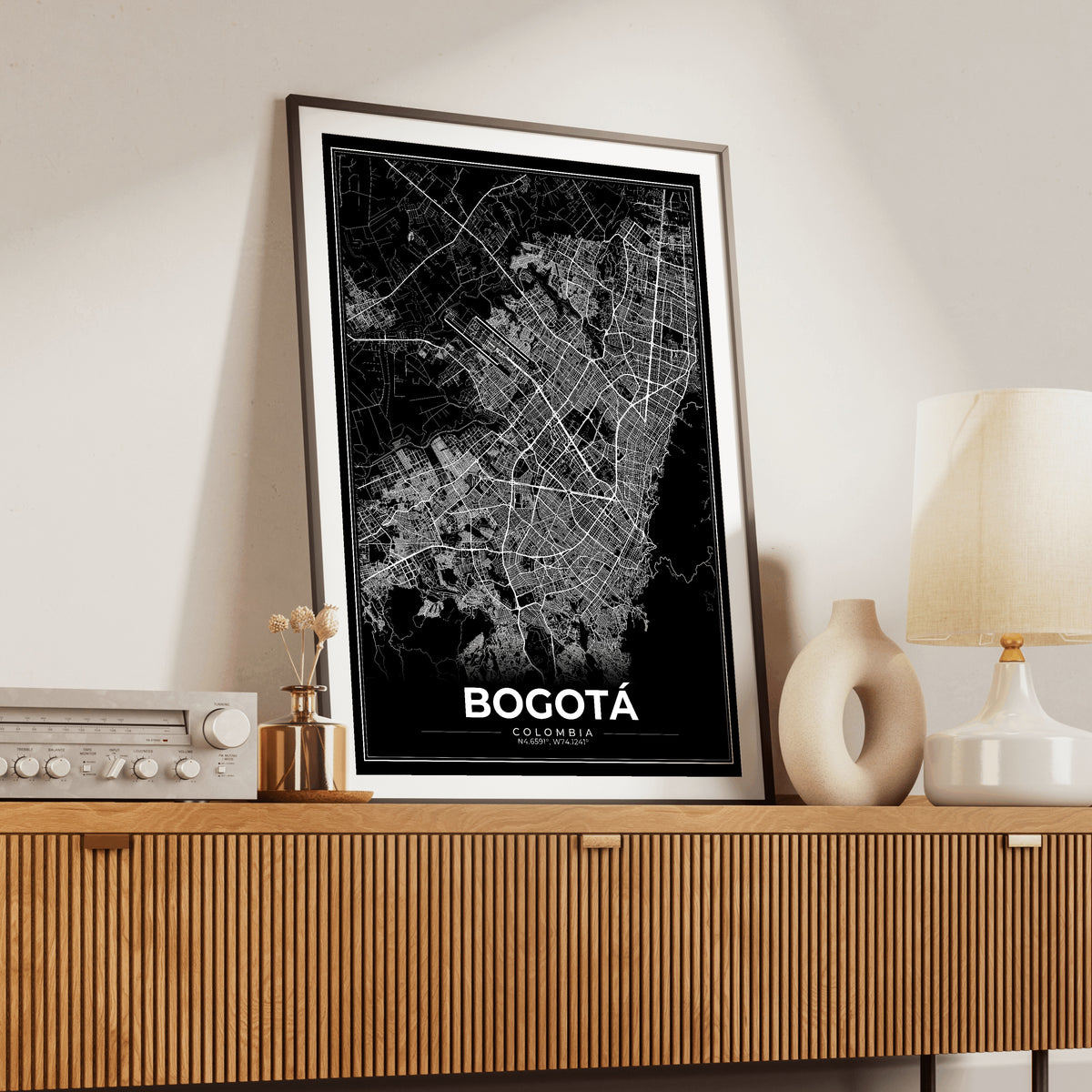 Bogotá Modern Map Poster