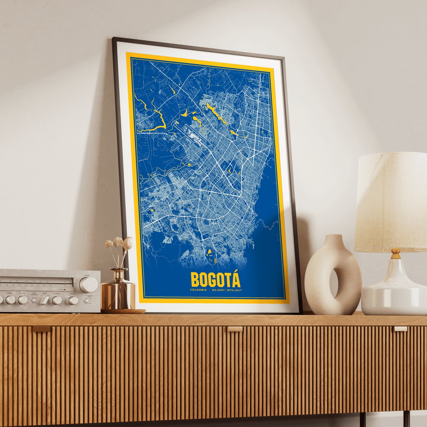 Bogotá Blockbuster Map Poster