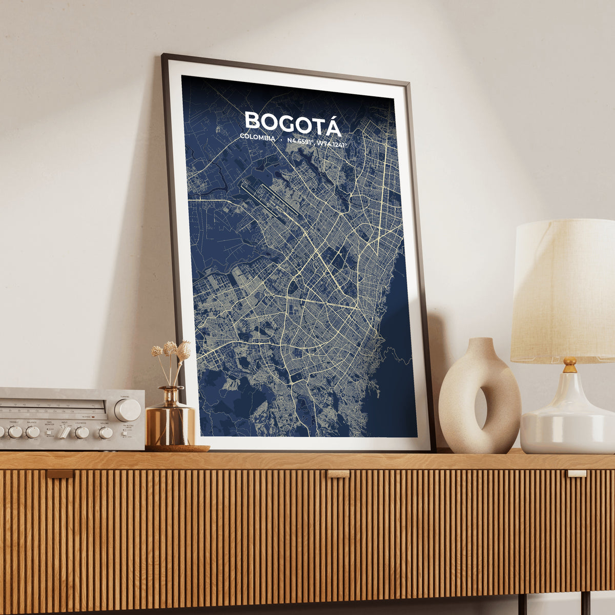 Bogotá Anchor Map Poster