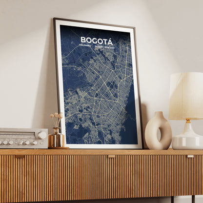 Bogotá Anchor Map Poster