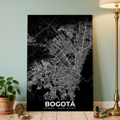 Bogotá Elegant Map Poster