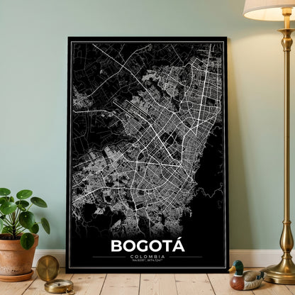 Bogotá Modern Map Poster