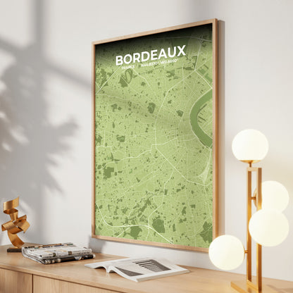 Bordeaux Grove Map Poster
