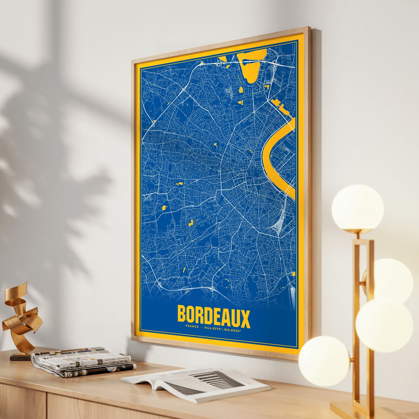 Bordeaux Blockbuster Map Poster