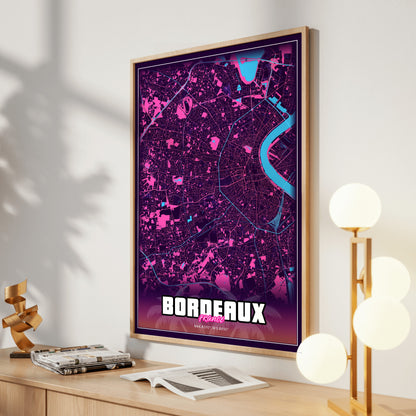 Bordeaux GTA Map Poster