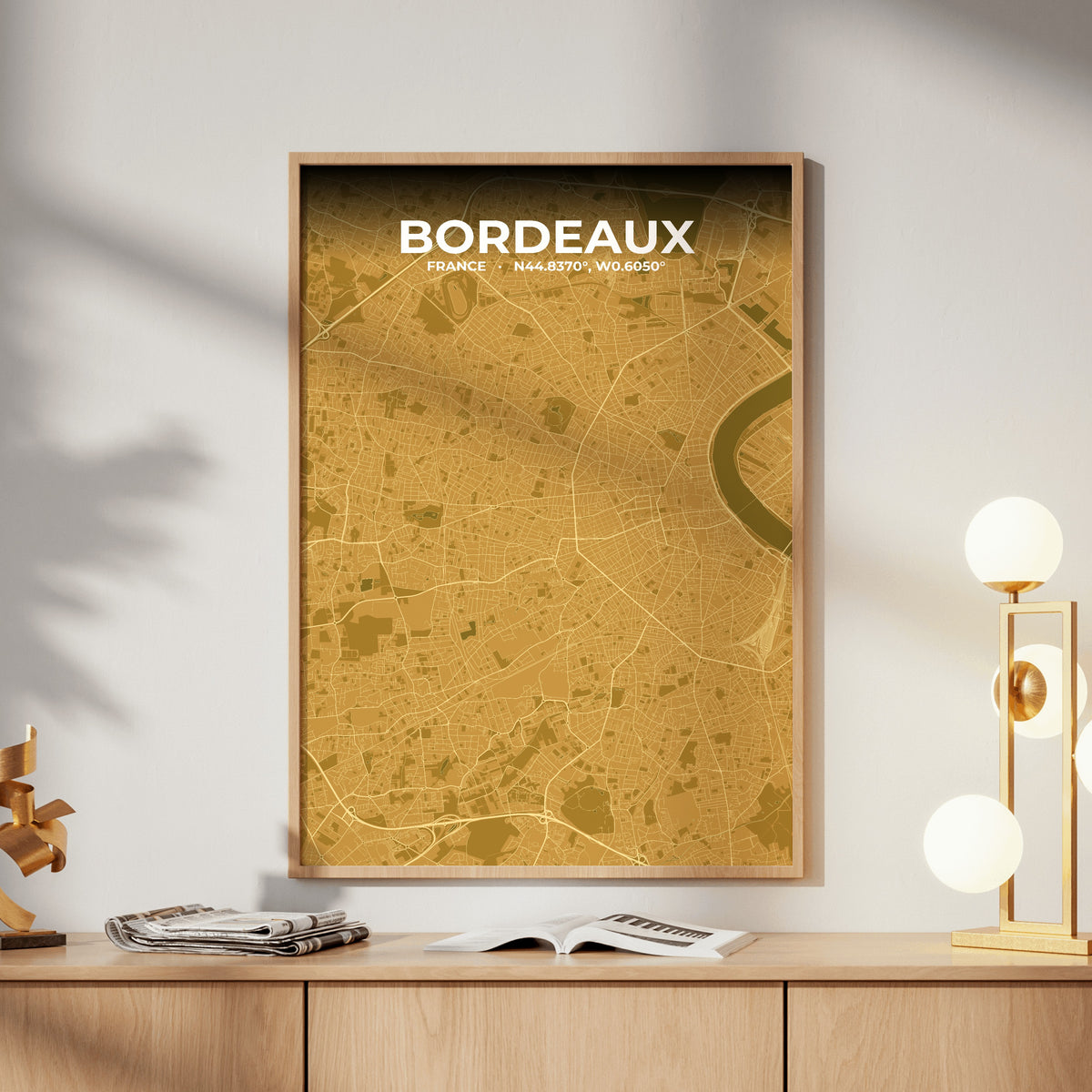Bordeaux Forge Map Poster