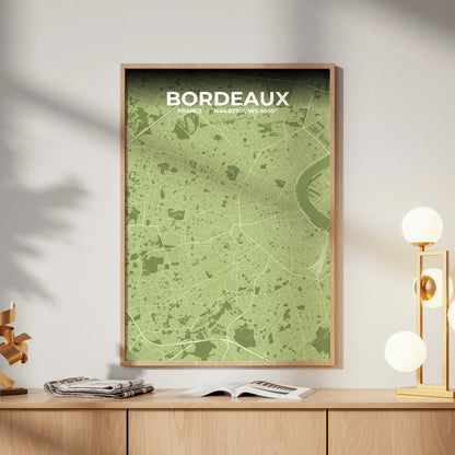 Bordeaux Grove Map Poster