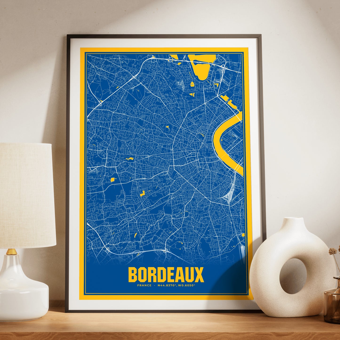 Bordeaux Blockbuster Map Poster