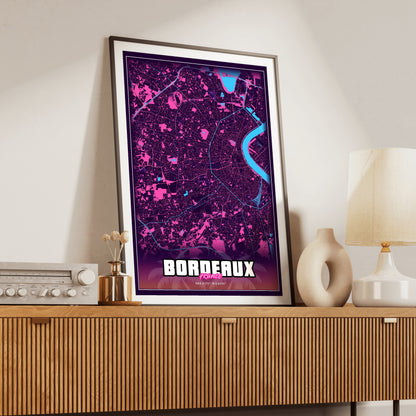 Bordeaux GTA Map Poster