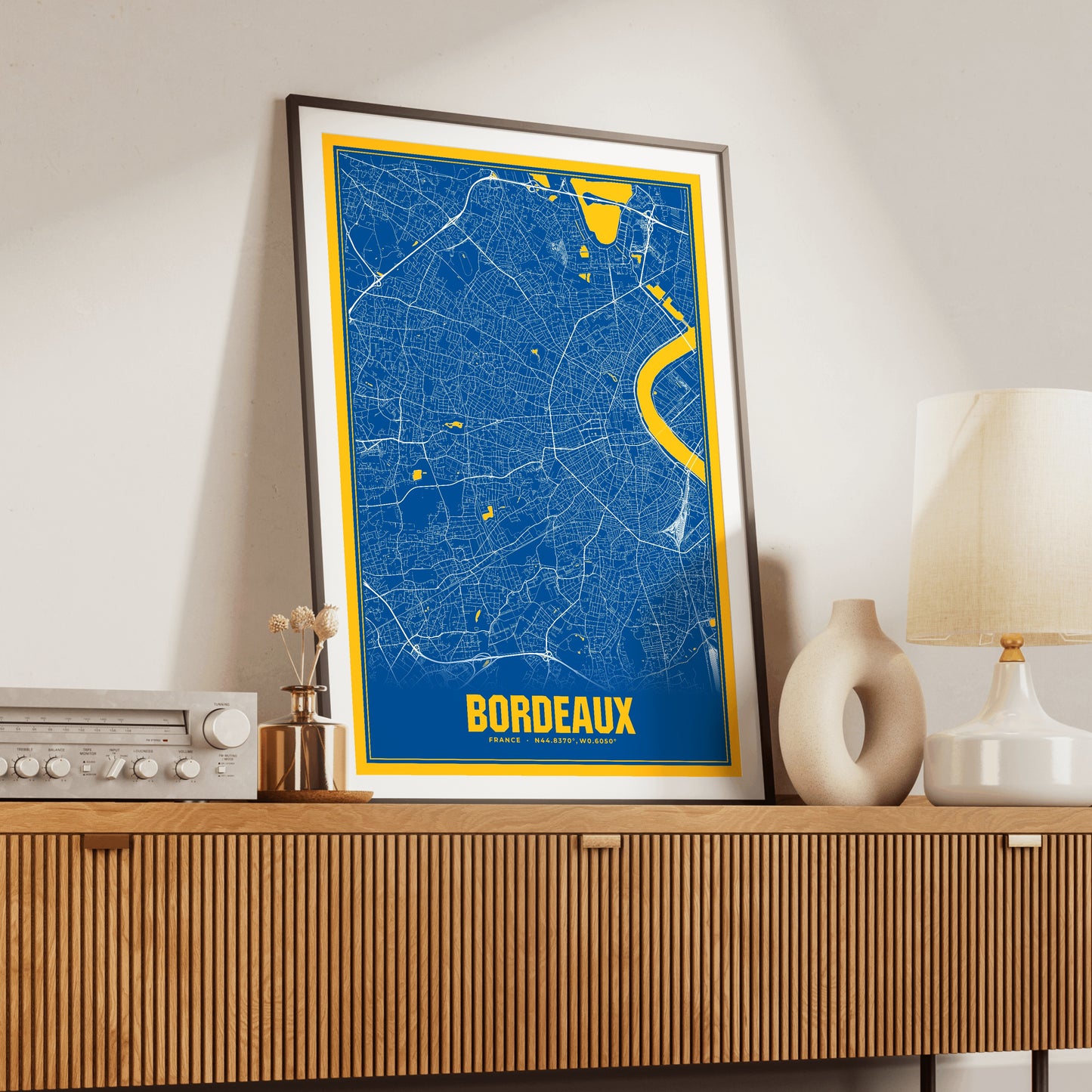 Bordeaux Blockbuster Map Poster