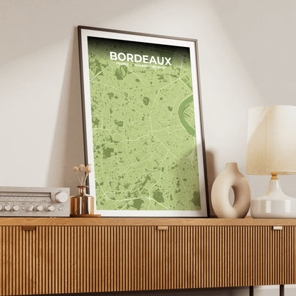 Bordeaux Grove Map Poster
