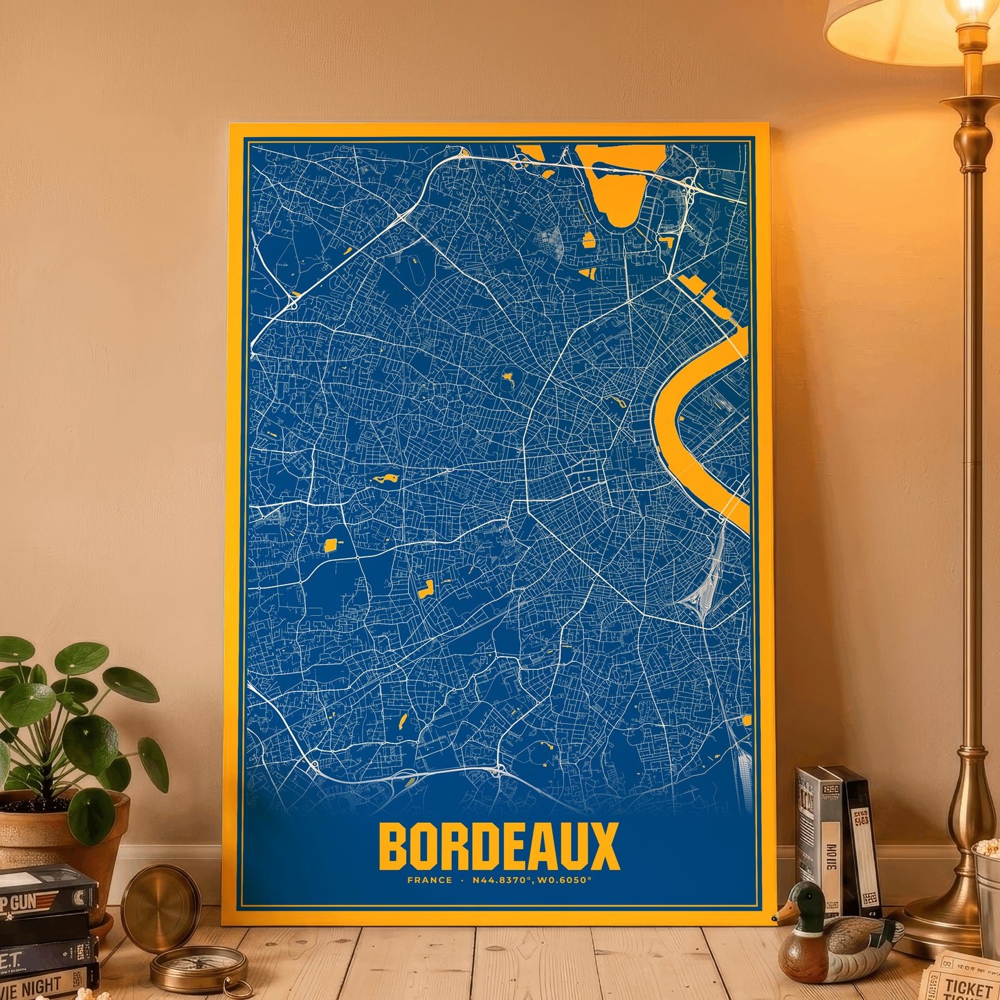 Bordeaux Blockbuster Map Poster