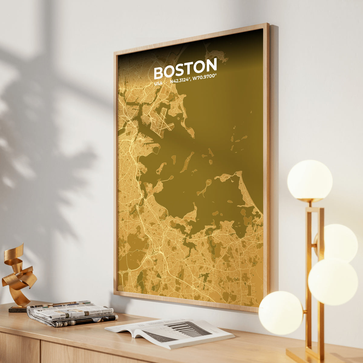 Boston Forge Map Poster