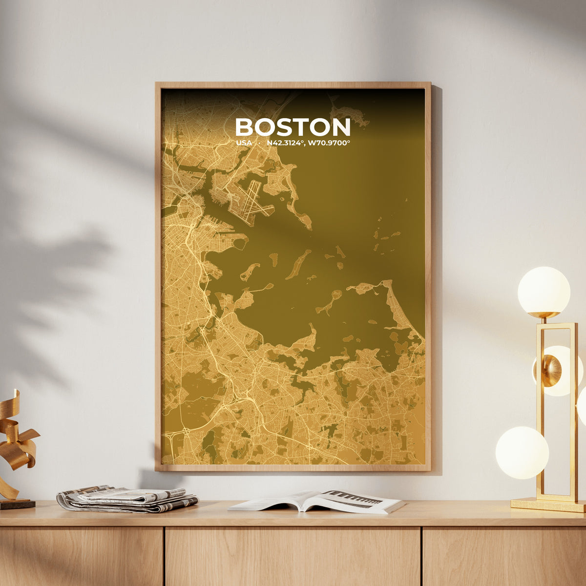 Boston Forge Map Poster