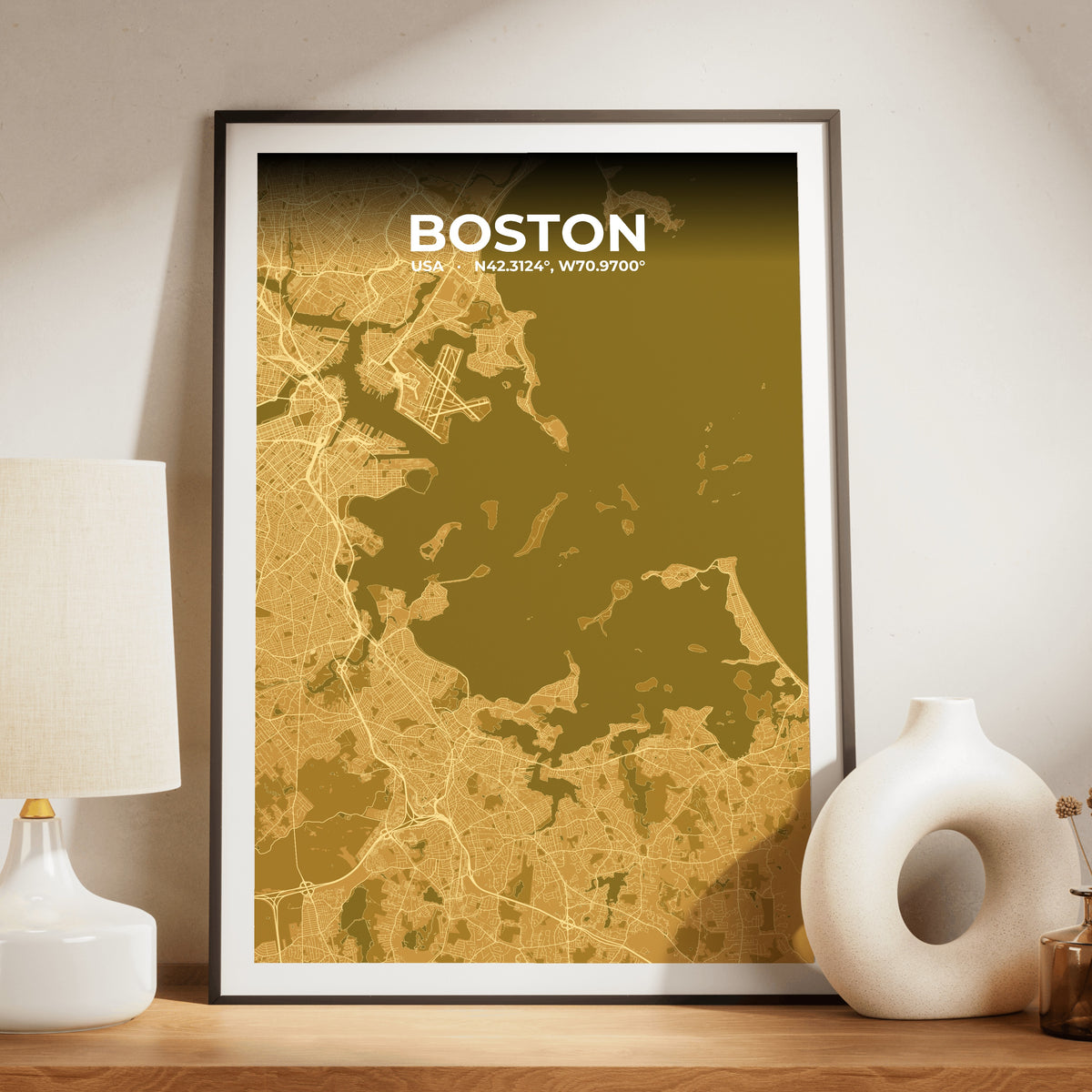 Boston Forge Map Poster