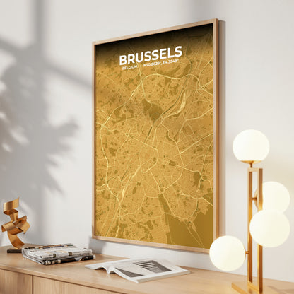 Brussels Forge Map Poster