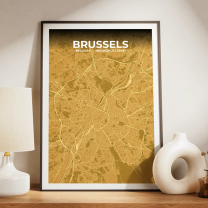 Brussels Forge Map Poster