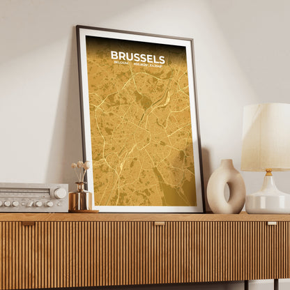 Brussels Forge Map Poster