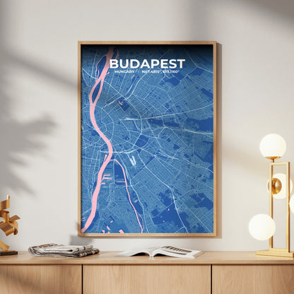 Budapest Candy Map Poster