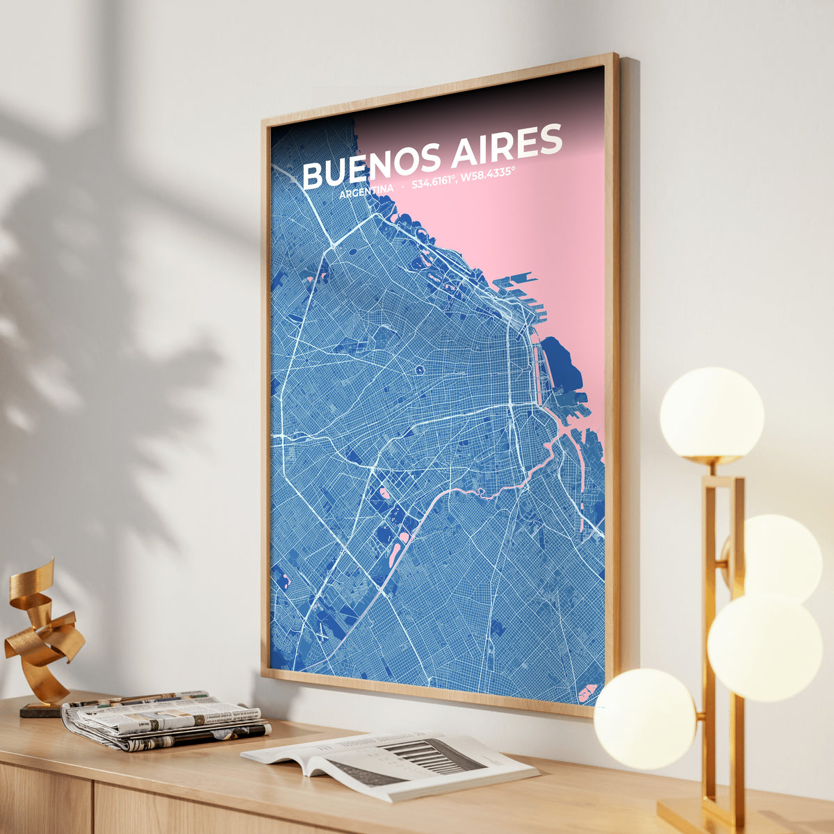Buenos Aires Candy Map Poster