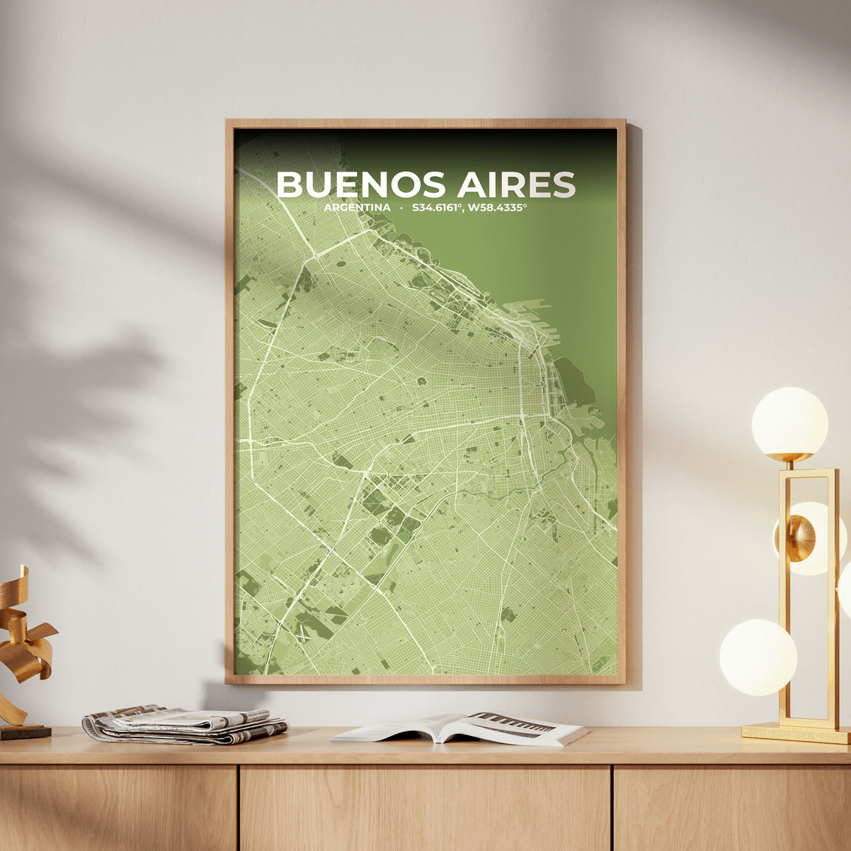 Buenos Aires Grove Map Poster