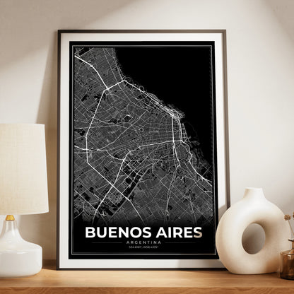 Buenos Aires Modern Map Poster