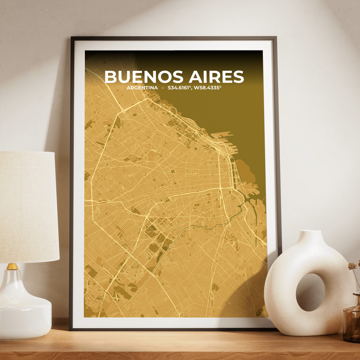 Buenos Aires Forge Map Poster