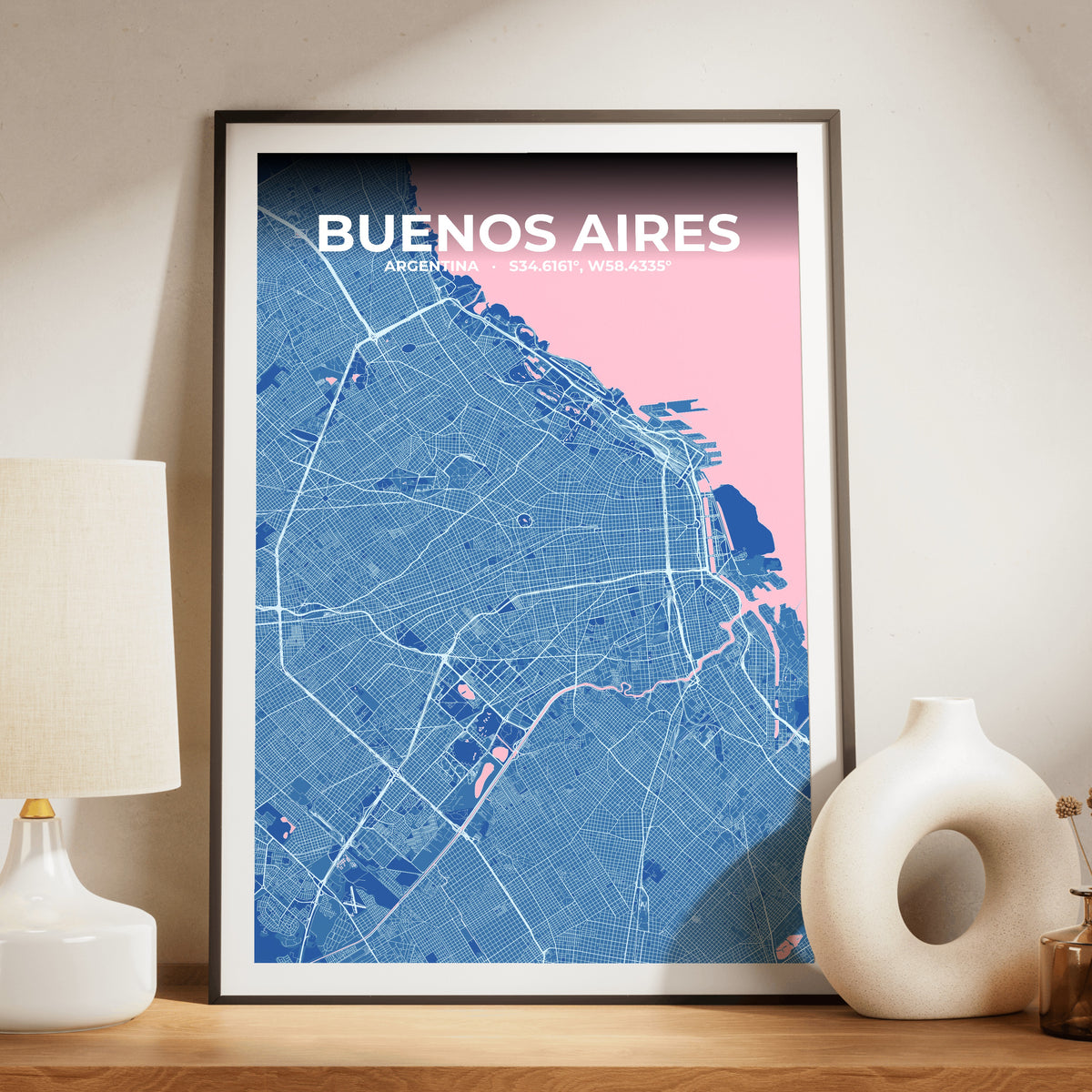 Buenos Aires Candy Map Poster