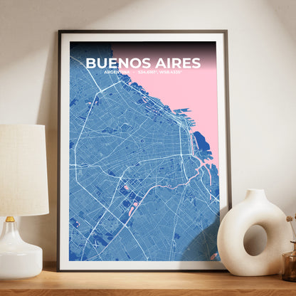 Buenos Aires Candy Map Poster
