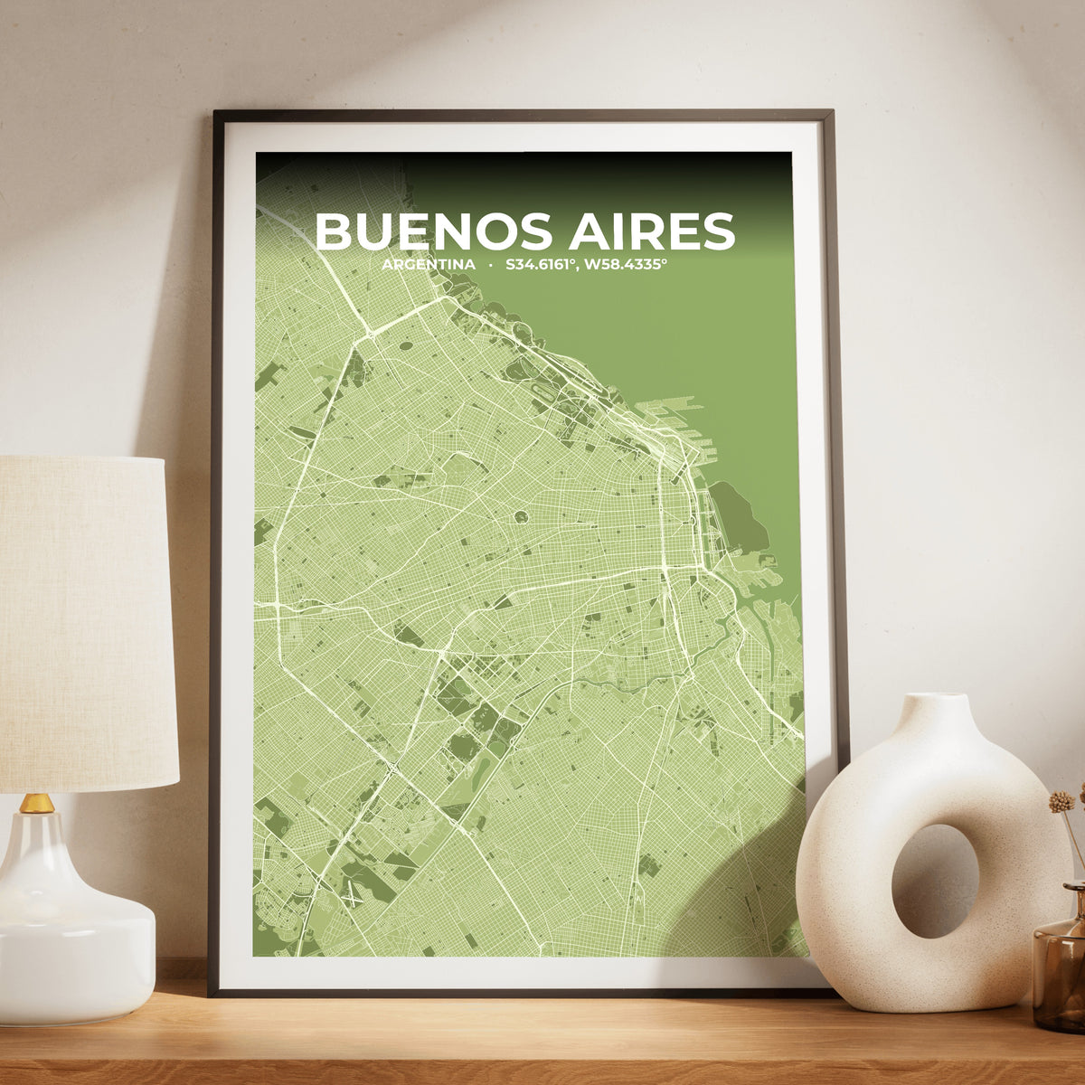Buenos Aires Grove Map Poster
