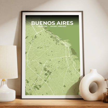 Buenos Aires Grove Map Poster