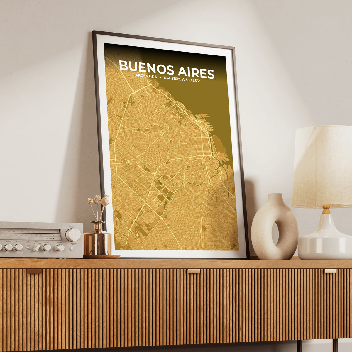 Buenos Aires Forge Map Poster