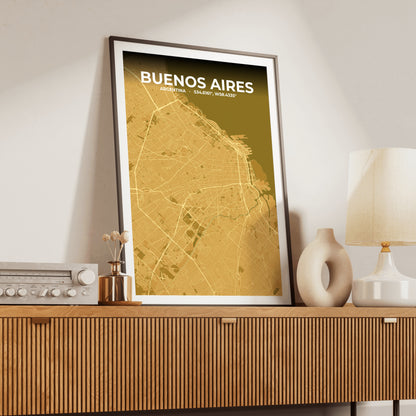 Buenos Aires Forge Map Poster