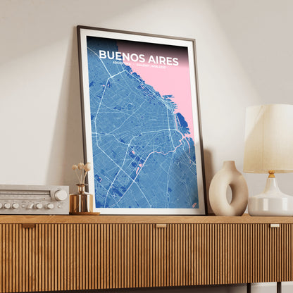 Buenos Aires Candy Map Poster