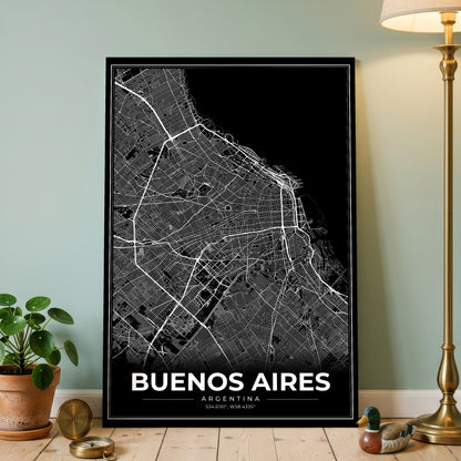Buenos Aires Modern Map Poster