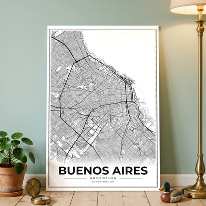 Buenos Aires Modern Map Poster