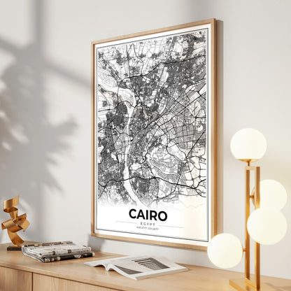 Cairo Modern Map Poster