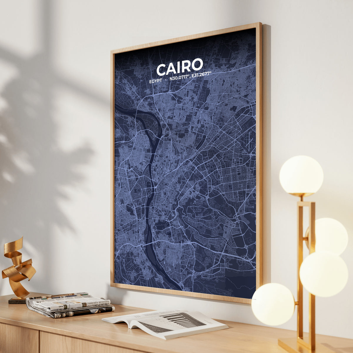 Cairo Tide Map Poster