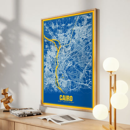 Cairo Blockbuster Map Poster