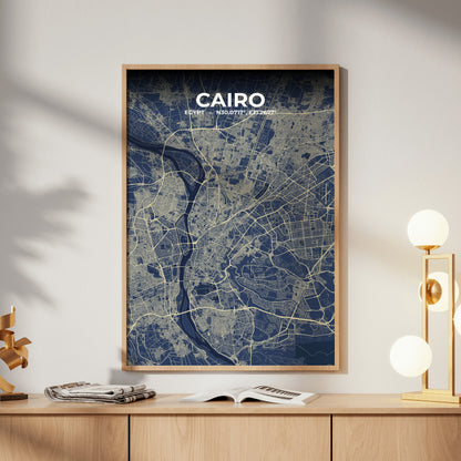 Cairo Anchor Map Poster