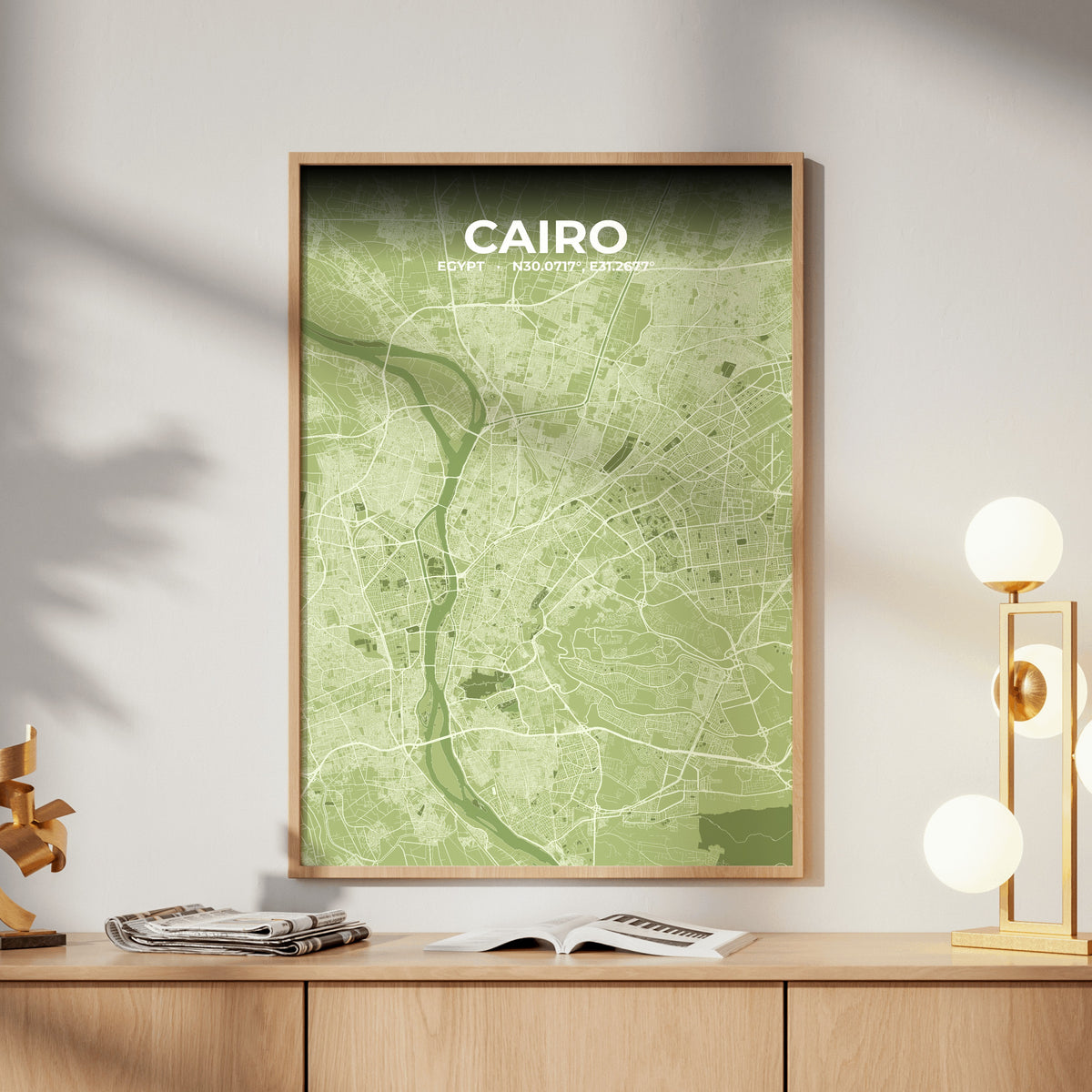 Cairo Grove Map Poster