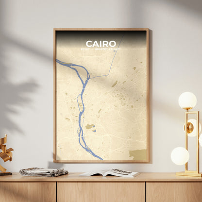Cairo Barn Map Poster