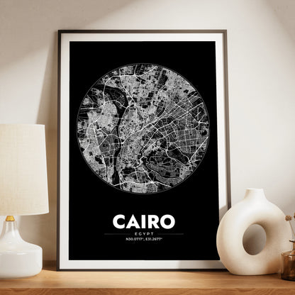Cairo Spot Map Poster