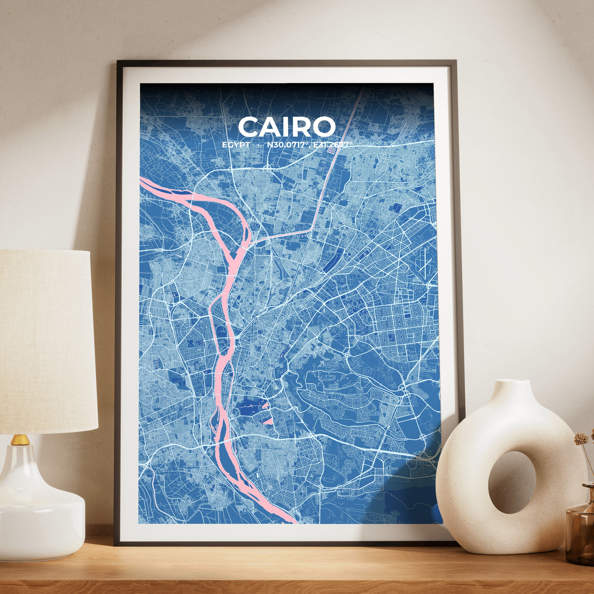 Cairo Candy Map Poster