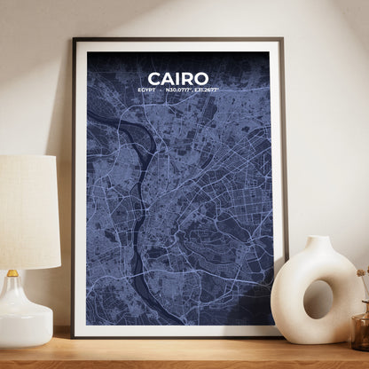 Cairo Tide Map Poster