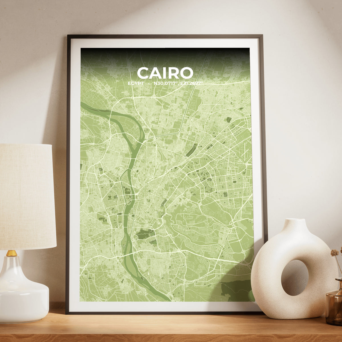 Cairo Grove Map Poster