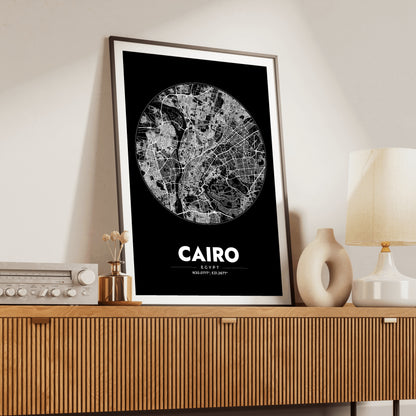 Cairo Spot Map Poster