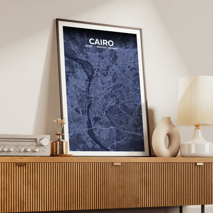 Cairo Tide Map Poster