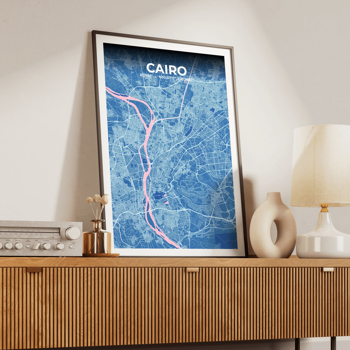 Cairo Candy Map Poster