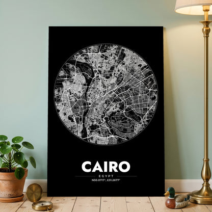 Cairo Spot Map Poster